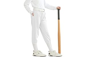 QBK 2T 3T 4T 5T Toddler Girls' Softball Pants Boys' Baseball Pant tee Ball Pants Fastpitch Pants with Pockets