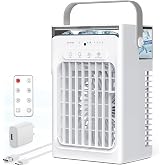 Portable Air Conditioners For Indoor Office Bedroom, USB Charging Small Cooling Fan, 3-in-1 Portable AC Unit, Personal Mini Air Conditioner With 1000ml Water Tank