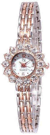 BL Lotus Princess Dual Tone Wrist Watch for Women & Girls.