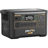PECRON Portable Power Station F3000LFP, 3072Wh Solar Generator, 3600W LiFePO4 Battery Home Backup, Fast Charging Power Station Expand Capacity to 10752Wh, Solar Generators for Home Use, Camping, RV