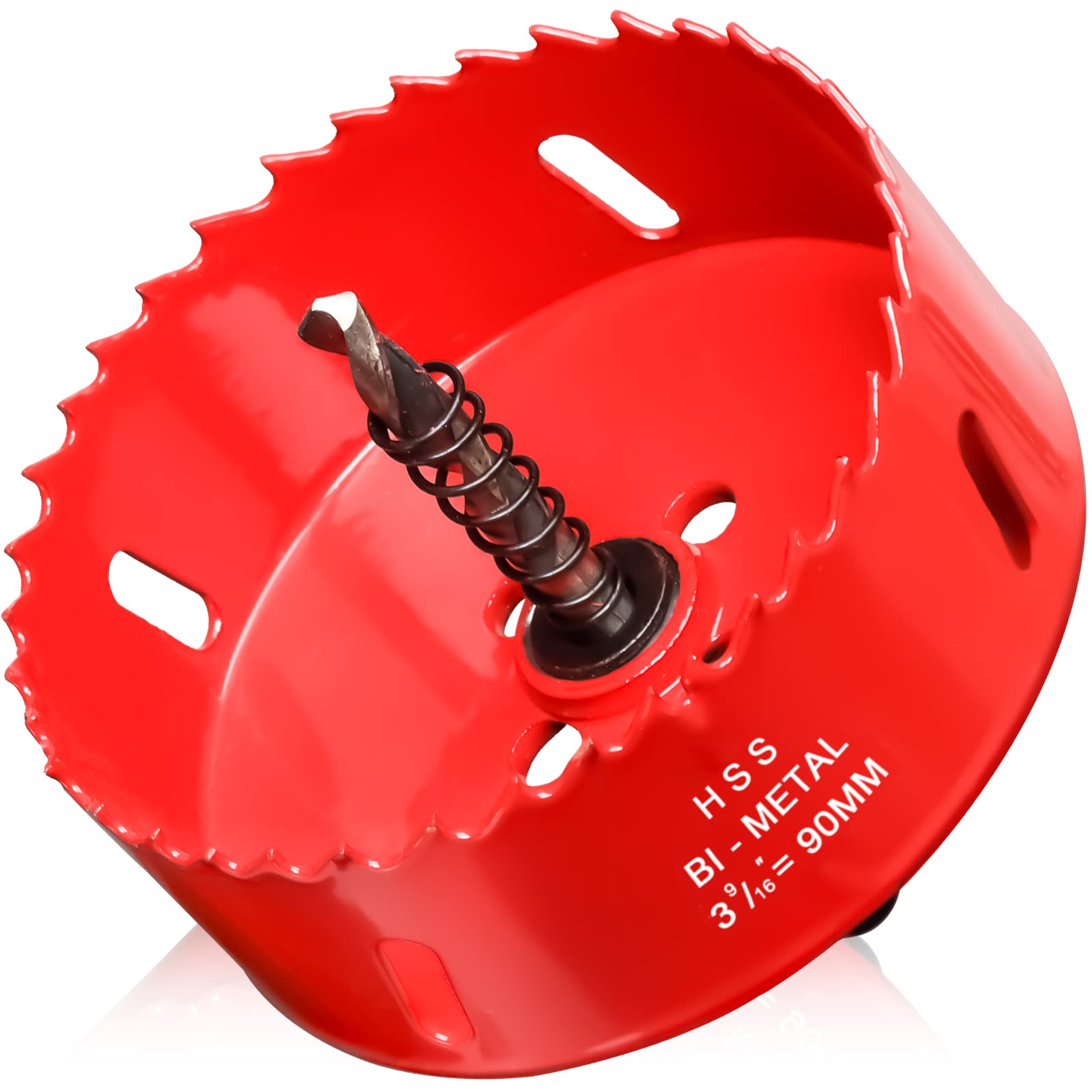 90mm Hole Saws Cutter, HSS Bi-Metal Drill Bit for Wood, Plastic, UPVC, Fiberglass and Plasterboard — image 1