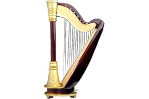 BROADWAY GIFTS Harp 18 Note w Case Music Box Replica Musical Instrument