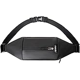 MOSISO Sling Bag, Crossbody Fanny Pack for Men Women,Belt Bag with Adjustable Shoulder Strap, Small Sling Backpack with RFID Blocking Pocket Waist Pack for Travel Running Cycling Workout Sport, Black