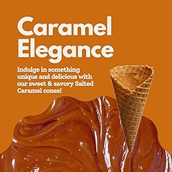 AussieBlends Waffle Ice Cream Cones Bulk For Soft