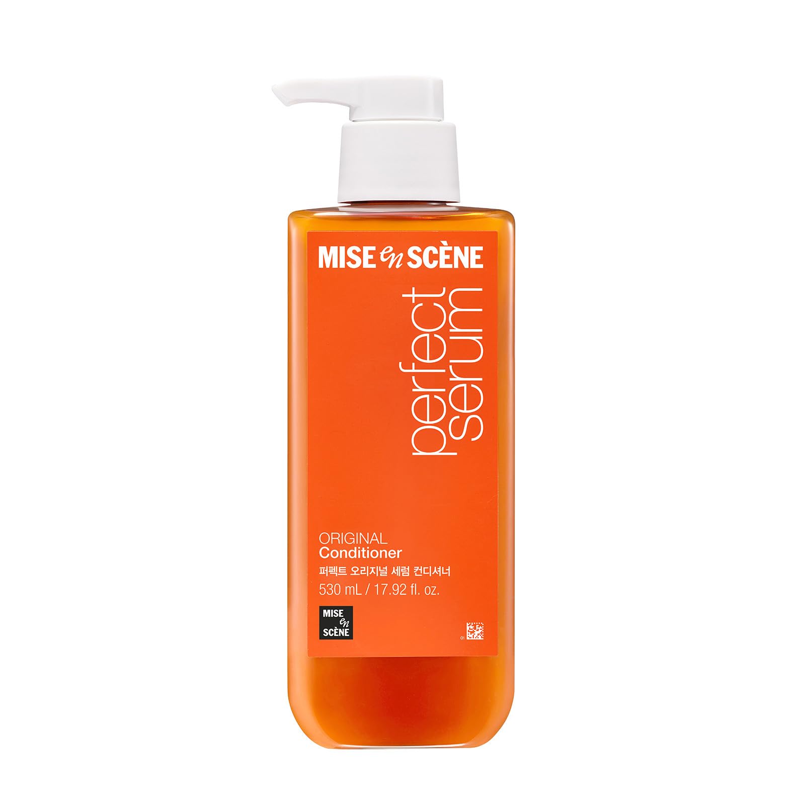 Mise En Scene Perfect Serum Original Conditioner, 530ml, Argan Oil and Jojoba Seed Oil for Damaged Hair