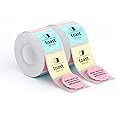 NIIMBOT 2 Rolls Labels for B1/B21/B3S Label Maker, 34 x 34 mm (1.34'' x 1.34'') 200 Labels/Roll, Thermal Label Tape for Home Office Small Business Labeling Tape Replacement(Colorful)