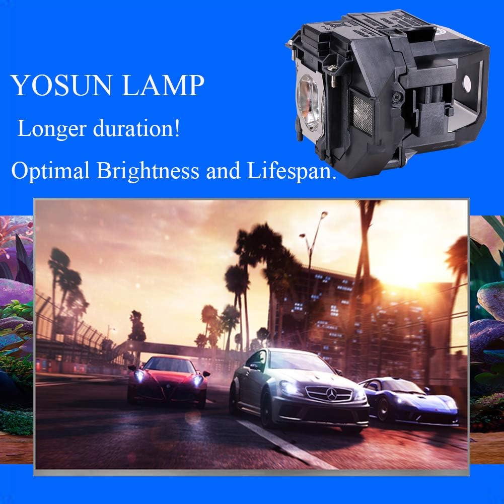YOSUN v13h010l96 Replacement Projector lamp for epson elplp96 powerlite Home Cinema 2100 2150 1060 660 760hd vs250 vs350 vs355 ex9210 ex9220 ex3260 ex5260 ex7260 x39 w39 s39 109w Projector lamp Bulb: Office Products