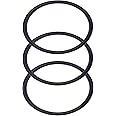Pack of 3, 30 oz Replacement Rubber Lid Ring, 3.7 Inch Diameter - Gasket Seals, Lid for Insulated Stainless Steel Tumblers, Cups Vacuum Effect, fit for Brands - Yeti, Ozark Trail, Beast - Black