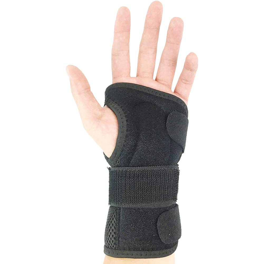 Mua Radiya 手首 サポーター 手首 固定 通気サポーター 手首保護 捻挫 手根管症候群 腱鞘炎 骨折 サポーター 軽量２つアルミ製プレート 調節可能 フリーサイズ 男女兼用 左 Tren Amazon Nhật Chinh Hang 21 Fado