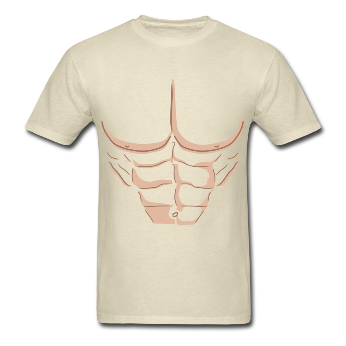 Fake Abs Ripped Costume Men's T-Shirt 
