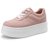 DREAM PAIRS Women's Platform Casual Sneakers