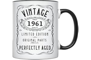 1961 65th Birthday Gift for Women Men 65 Birthday Coffee Mugs for Men 65 Year Old Birthday Gift 1961 65th Gifts Christmas Gif