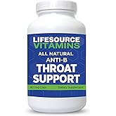 LifeSourceVitamins Throat Support - Anti-B - 90 Caps - Proprietary Formula -LSV, 1 Count (Pack of 1)