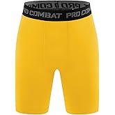 HYCOPROT Men’s Compression Shorts Spandex Sports Underwear Athletic Performance Baselayer Workout Running Active Tights