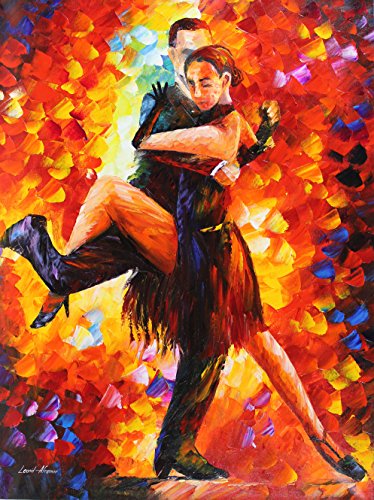 JOYFUL TANGO is an Original Oil Painting on Canvas by Leonid AFREMOV