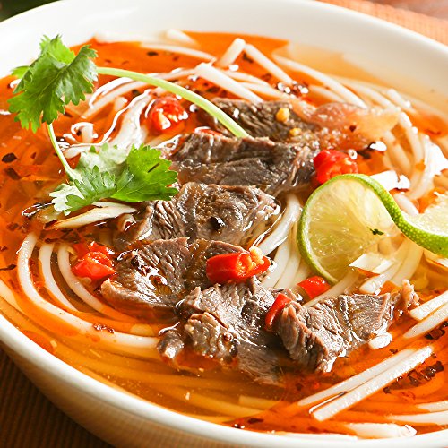 Essence of Lotus Instant Pho Broth For Vietnamese Noodle Soup (Spicy Beef Pho Mix, Single Packet) - Thumbnail 4