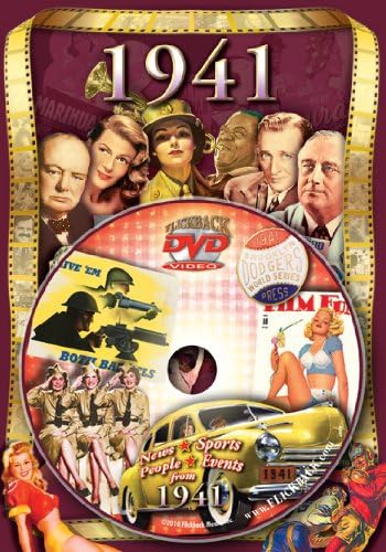1941 Flickback DVD Greeting Card: Great Birthday or Anniversary Gift
