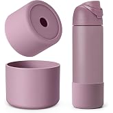 2 Pack Silicone Protective Boot for Owala 24oz Water Bottle | Perfect for Owala FreeSip, Twist, Flip Bottles, Noise-Reducing &amp; Anti-Slip, Taller Bottom Sleeve(Spring Revival)