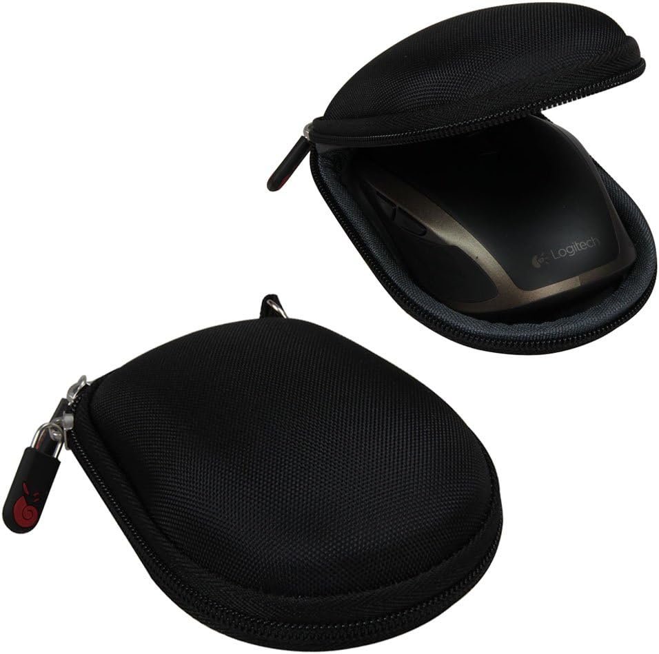 Hermitshell Travel EVA Protective Case Carrying Pouch Cover Bag Compact size with carabiner for Logitech MX Anywhere 1 2 Gen Wireless Mobile Mouse