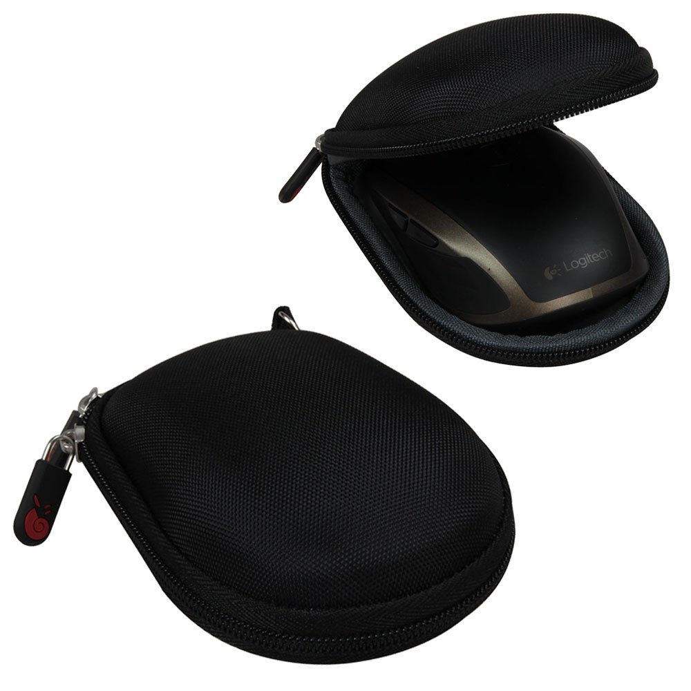 Hermitshell Travel EVA Protective Case Carrying Pouch Cover Bag Compact size with carabiner for Logitech MX Anywhere 1 2 Gen Wireless Mobile Mouse