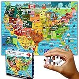 Think2Master United States Map 250 Pieces Jigsaw