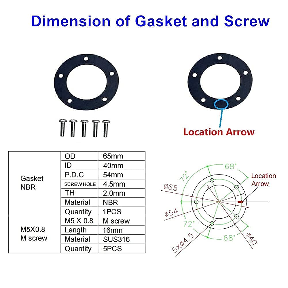 100 brand new with original quality AODITECK Fuel Sending Unit Gasket Fuel Sender Gasket Marine