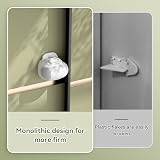 SAFELON 2 Pieces Baby Safety Sliding Window Lock Grey, No Drill Install view 2