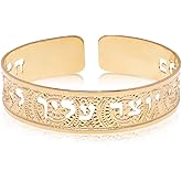 Isaiah 54:17 Cuff, Bible Scripture Bracelet in Hebrew for Women, Handmade in Israel