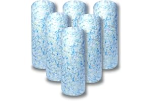 BOXIN 30lbs Shredded Memory Foam Filling for Bean Bag Filler, Soft and Convenient Pillow Stuffing Foam for Couch Cushion, Dog Bed, Chair, Arts & Crafts, Added Gel Particles