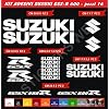 Pimastickerslab Stickers Suzuki GSX-R GSXR 600 Moto Decal Bike-Motorfiets Cod. 0643