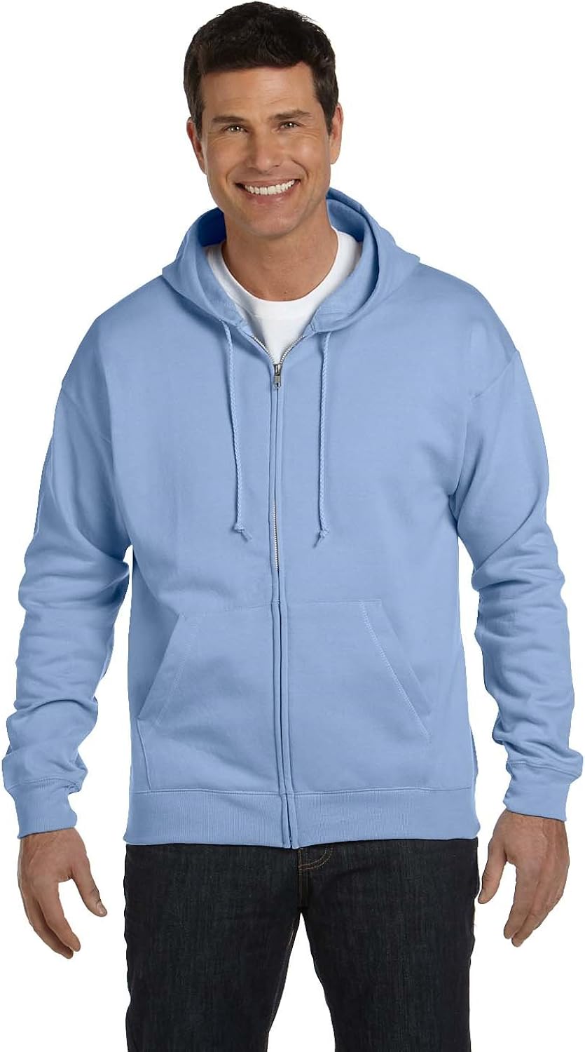 hanes ecosmart zip hoodie