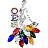 University sorority Order of the Eastern star society Members Rhinestone Metal OES Dancing Girl Jewelry Brooch pin