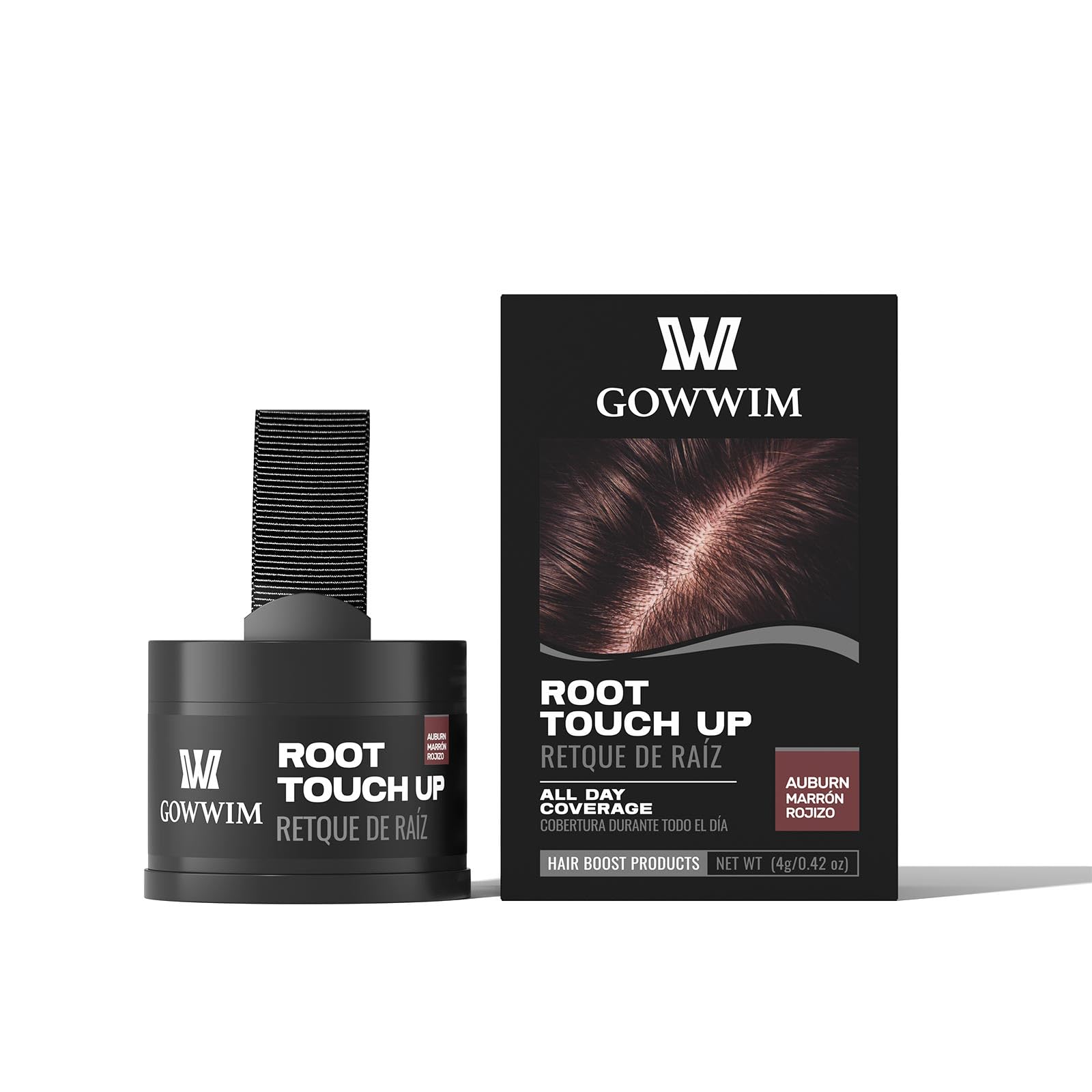 Gowwim Root Touch up Powder, Instantly Gray Hair Cover up Hairline Powder for Women & Men Waterproof and Sweatproof Root Cover Up Long-Lasting for Thinning & Loss Hair — image 1