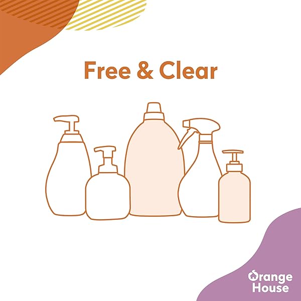 ORANGE HOUSE ALL PURPOSE CLEANER, MULTI-SURFACE FOAM SPRAY, MADE BY NATURAL ORANGE OIL, PLANT BASED FOR COUNTERTOP, SINK AND STOVE, EVERYDAY CLEANING 16.2 FL OZ