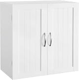 Yaheetech Wall Cabinet Kitchen Storage Cupboard 60x31x60cm White view 1