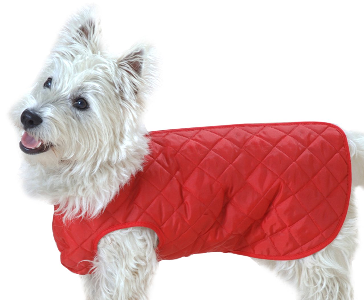 Cosipet Quilted Step in Suit, 8-inch/ 20 cm, Red