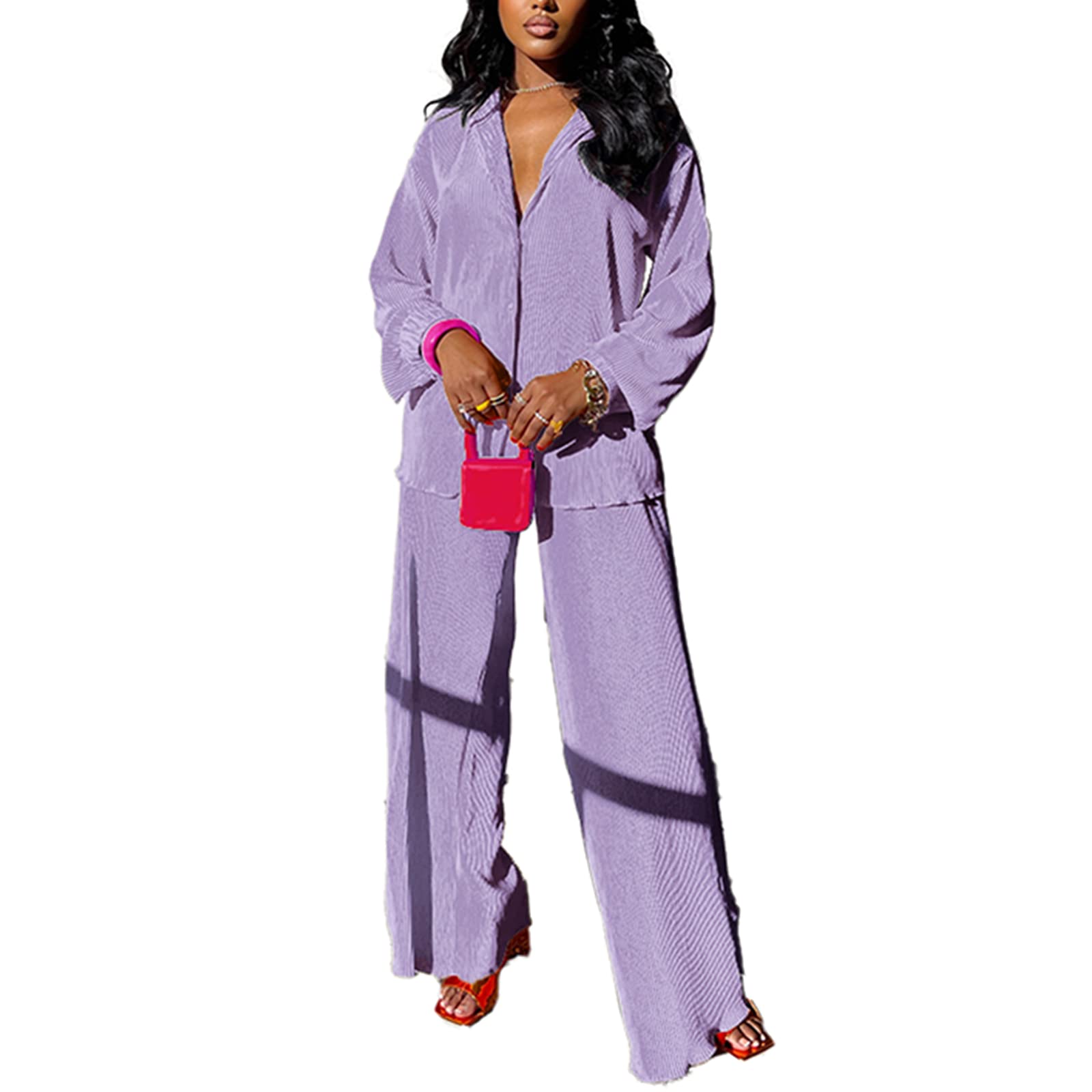 kaimimei Casual 2 Piece Outfit for Women - Linen