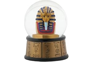 SUMMIT COLLECTION YTC 3.5 Inch Cold Cast Resin Egyptian Pharaoh King TUT Water Snow Globe