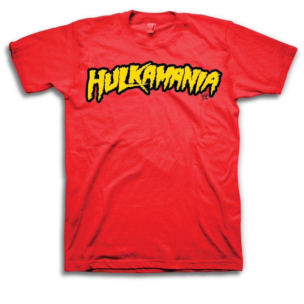 WWE Hulk Hogan Hulkamania Mens Red T-shirt