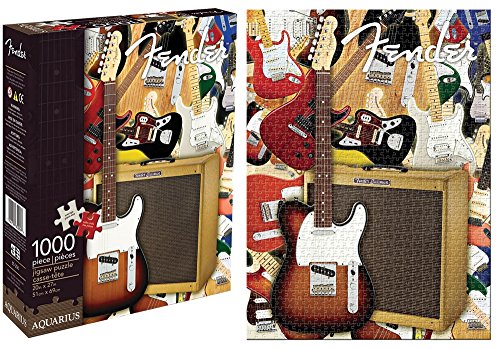 Aquarius Fender Collage 1000 Piece Jigsaw Puzzle