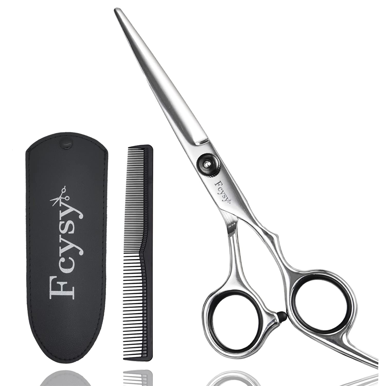 FCYSY Professional Hairdressing Scissors Set - Barber Scissors for Men & Women, Hair Cutting & Beard Trimming