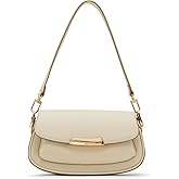 Anne Klein Womens East West Shoulder Bag with Convertible Strap, Parchment