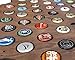 USA Beer Cap Map with Dark Stain - Craft Beer Cap Holder