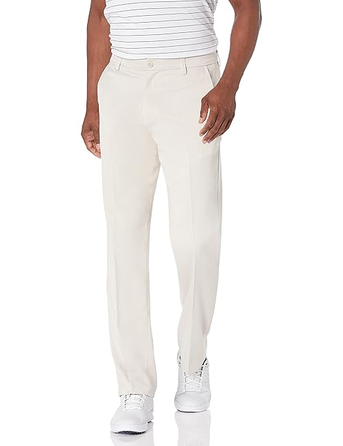 Amazon Essentials Men's Classic-Fit Stretch Golf Pant (Available in Big & Tall), Stone, 36W x 30L
