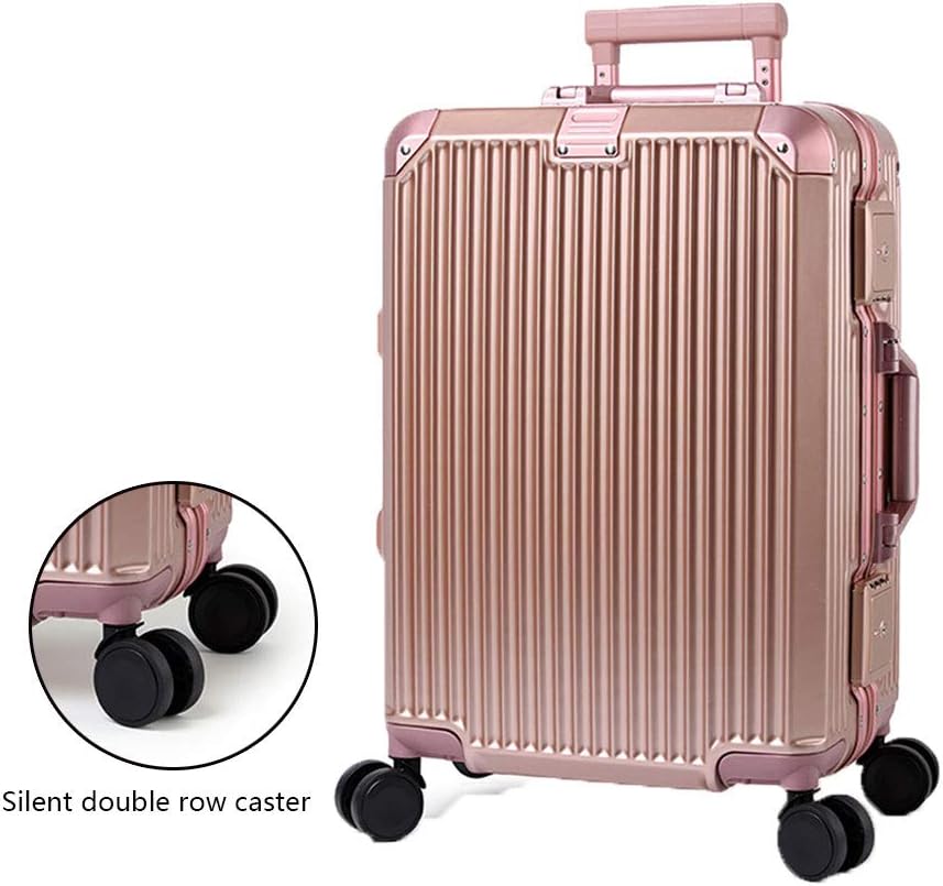 Luggage,Aluminum Frame with Password Lock Universal Wheel Trolley Case,Large Capacity Boarding Suitcase