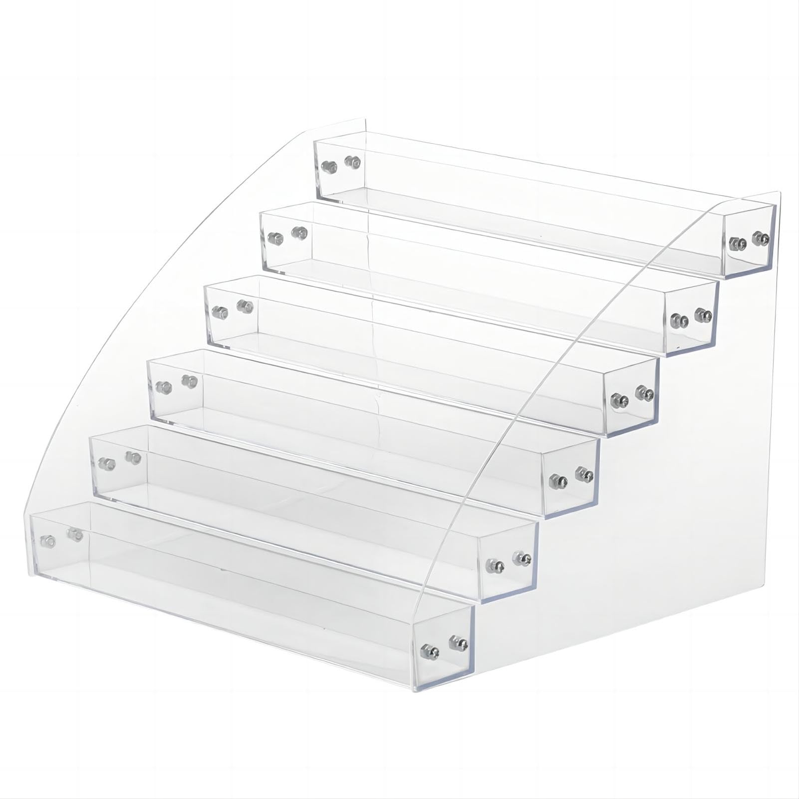 Nail Polish Rack - VIFER Durable Nail Polish Acrylic Clear Makeup Display Stand Rack Organizer Holder 6 Types, 1PC(6 Layers)