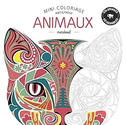 Mini coloriage antistress animaux