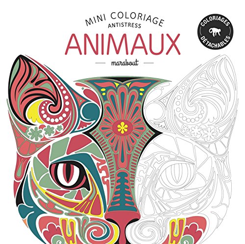 Mini coloriage antistress animaux