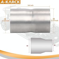 A-KARCK Stainless Steel Exhaust Adapter 2 1/8" ID