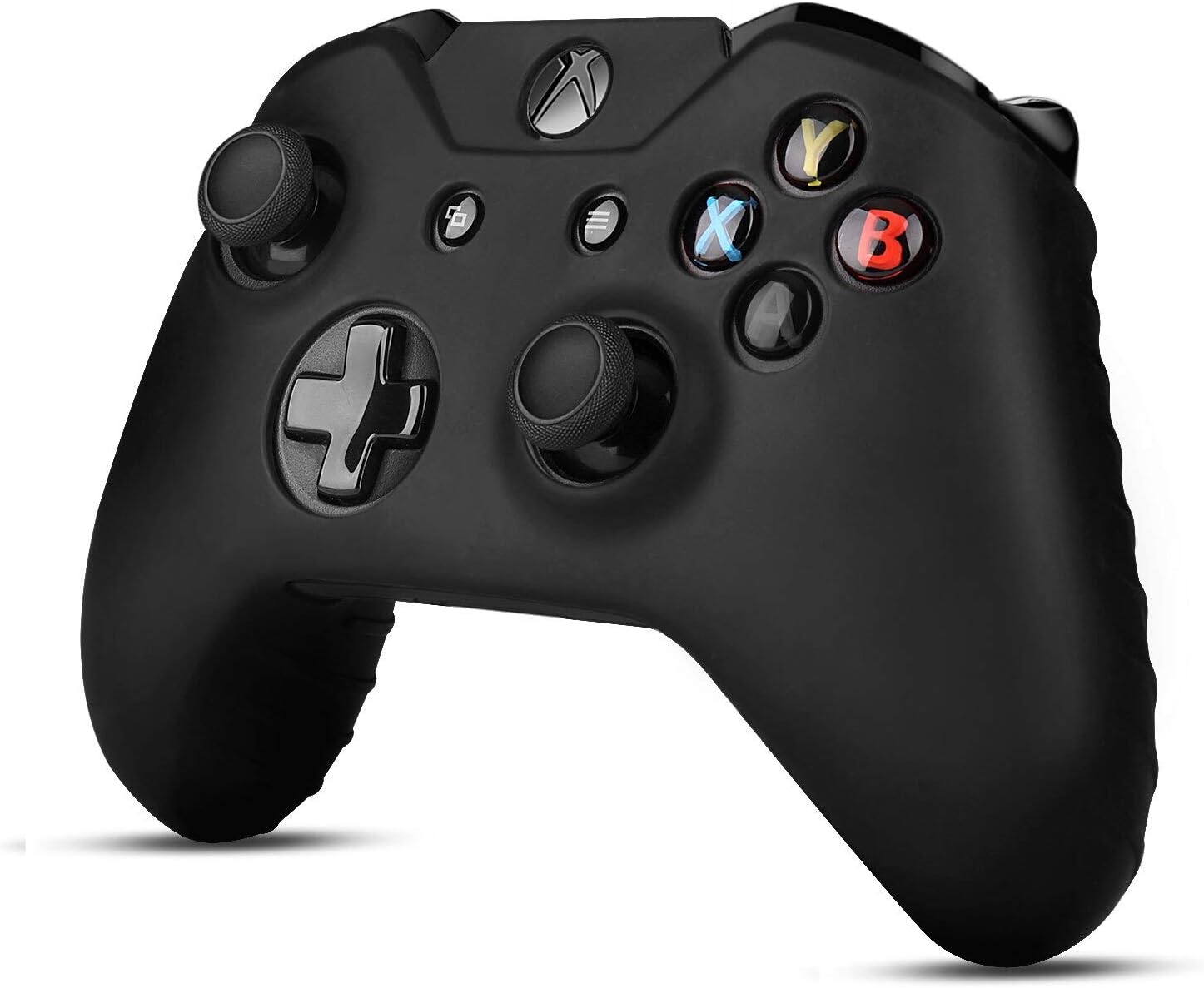 Retrodog Black Xbox One Silicone Rubber Controller Skin Case for Microsoft Xbox One S, Original and Xbox One X